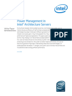 Power Management of Intel Architecture Servers