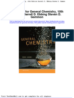 Full Download Test Bank For General Chemistry 10th Edition Darrell D Ebbing Steven D Gammon PDF Full Chapter