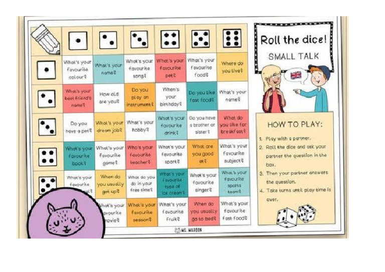 Small Talk Boardgame | PDF