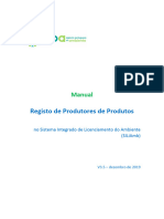 Manual Registo Produtores Produtos