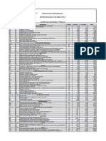 Presupuesto Centro de Salud 15 de Abril Tipo A Canje de Deuda