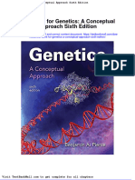 Full Download Test Bank For Genetics A Conceptual Approach Sixth Edition PDF Full Chapter
