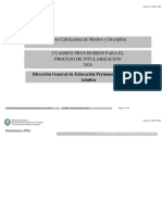 Cuadro Titularizaciones - Provisorio 2024 Adul C