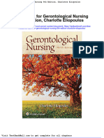 Full Download Test Bank For Gerontological Nursing 9th Edition Charlotte Eliopoulos PDF Full Chapter