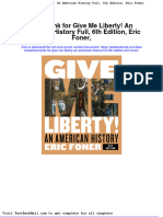 Full Download Test Bank For Give Me Liberty An American History Full 6th Edition Eric Foner PDF Full Chapter