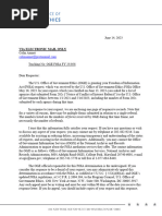 OGE FOIA Response Letter