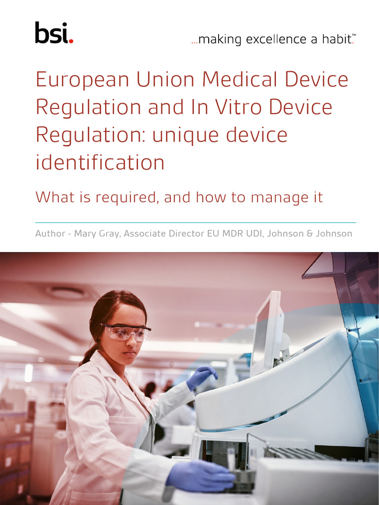 EU UDI System Overview and Compliance | PDF | Medical Device | Product ...