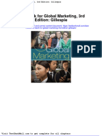 Full Download Test Bank For Global Marketing 3rd Edition Gillespie PDF Full Chapter