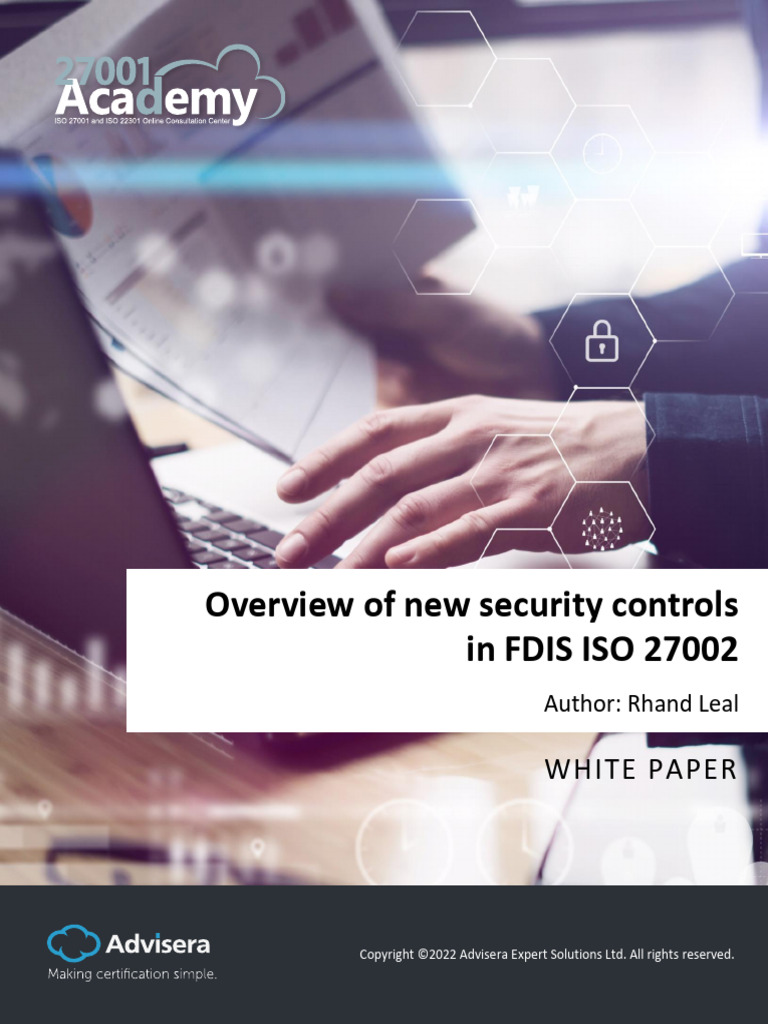 Overview of New Security Controls in FDIS ISO 27002 en | PDF ...