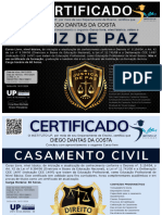 Certificado Juiz de Paz