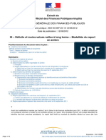 Report en Arrière Deficit BOI-IS-DEF-20-10-20120912