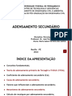 Adensamento Secundário