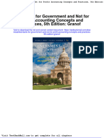 Full Download Test Bank For Government and Not For Profit Accounting Concepts and Practices 5th Edition Granof PDF Full Chapter