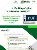Capacitación Evaluación Diagnóstica 2022-2023 SCyCD