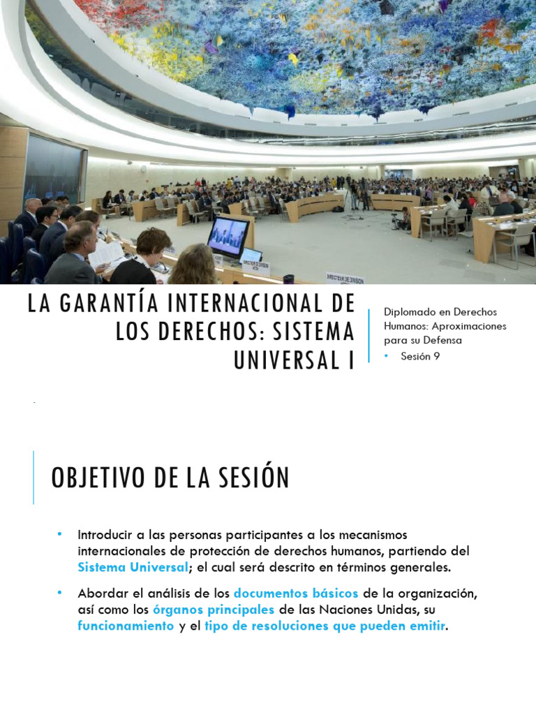 Sistema Universal de Los Derechos Humanos I | PDF | Convenio europeo de
