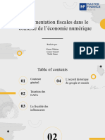 Réglementation Fiscale Dans Le Contexte Numérique