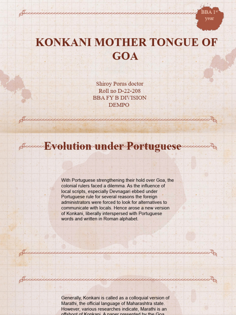 Konkani Goa | PDF | South Asia | Asia