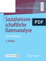 Sozialwissen-Schaftliche Datenanalyse: Florian G. Hartmann Johannes Kopp Daniel Lois