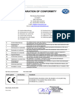 Anemómetro Delcaración de Conformidad