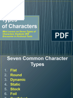 Types of Characters PowerPoint
