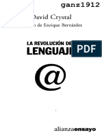 CRYSTAL, DAVID - La Revolución Del Lenguaje (OCR) (Por Ganz1912)