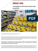 Supermercados Llenan Anaqueles Con Víveres Que Cuestan Entre 10.000 y 35.000 Bolívares Por Kilo
