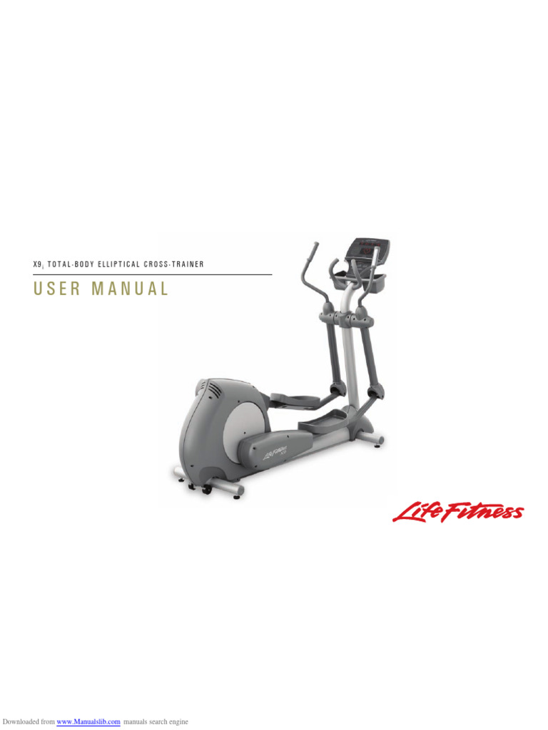 Recumbent Bike Manual Life Cycle 9500hr Troubleshooting Manualslib