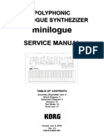 Korg Minilogue Service Manual