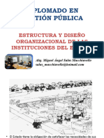 Diplomado en Gestión Pública: Estructura Y Diseño Organizacional de Las Instituciones Del Estado
