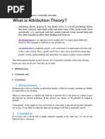 What Is Attribution Theory (Point ENG)