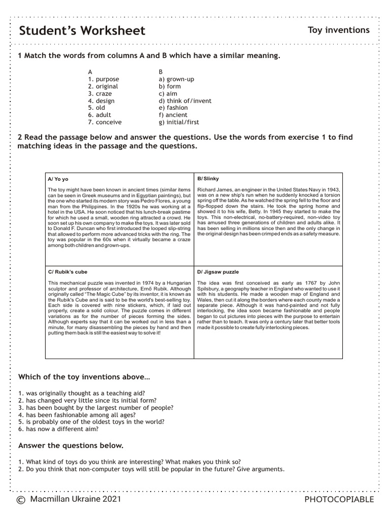 Toy Inventions SW | PDF | Toys