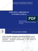 Peretele Antero-Lateral Al Abdomenului