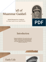 The Rise and Fall of Muammar Gaddafi