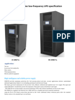 Low Frequency UPS (3-Phase 380-400-415V) 10-200kva