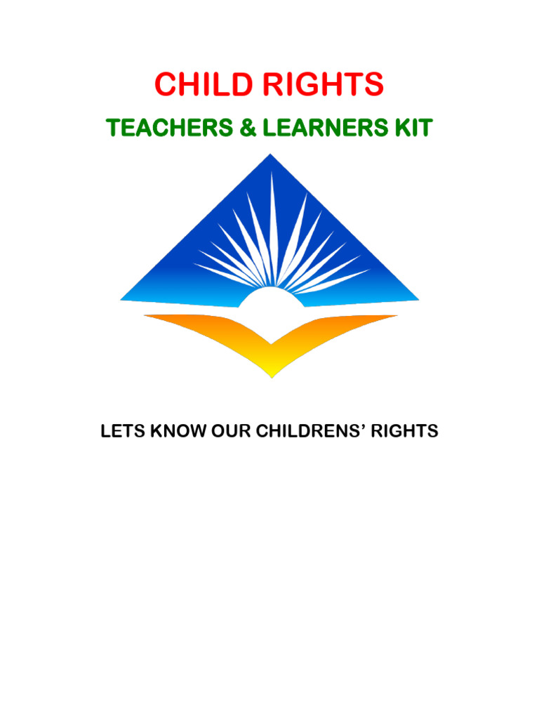 Child Rights Education Toolkit | PDF | Children's Rights | Child Abuse