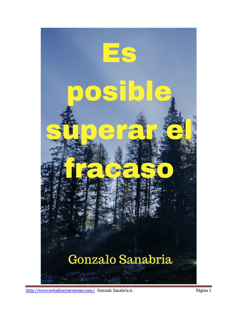 Es Posible Superar El Fracaso | PDF | Ezra | Jesús, image size:768x1024