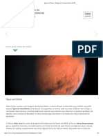 Água em Marte - Espaço Do Conhecimento UFMG