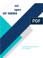 Roles and Advantages OF DBMS