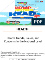 Health Trends Issues and Concerns in National Level