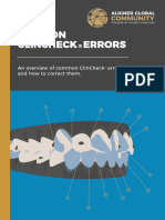 ClinCheck Errors Ebook Volume 01