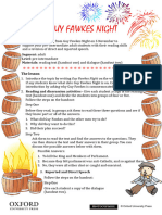 Guy Fawkes Night Adult Lesson