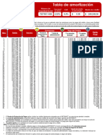 Tabla de Amortización