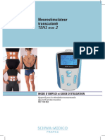 Mode D Emploi Et Guide D'Utilisation: Appareil Pour La Stimulation Transcutanée Des Nerfs Et Des Muscles REF 104 062