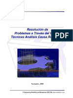 Resolución de Problemas A Través Del Uso de Técnicas Análisis Causa Raíz (ACR)