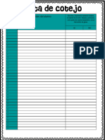 Lista de Cotejo DEL 11 AL 22 DE SEPTIEMBRE 5°