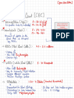 Lab Values (Gram - Decilitir)