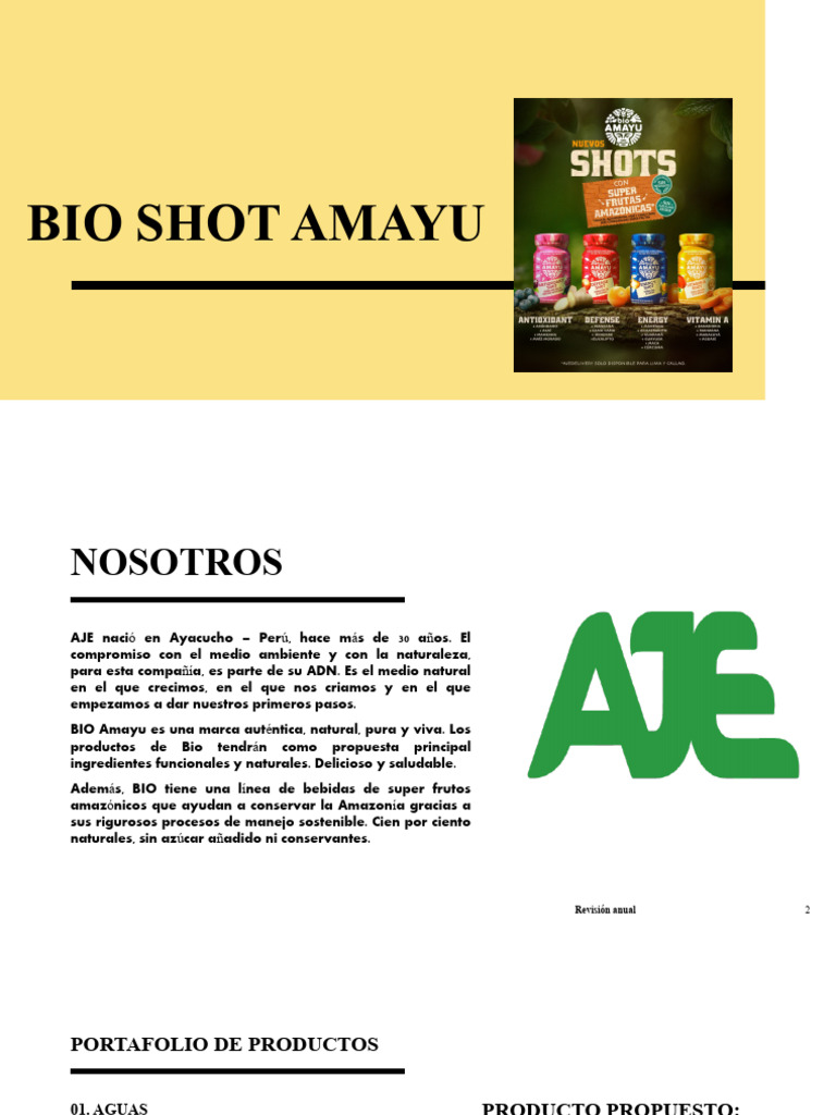 Bio Shot Amayu | PDF