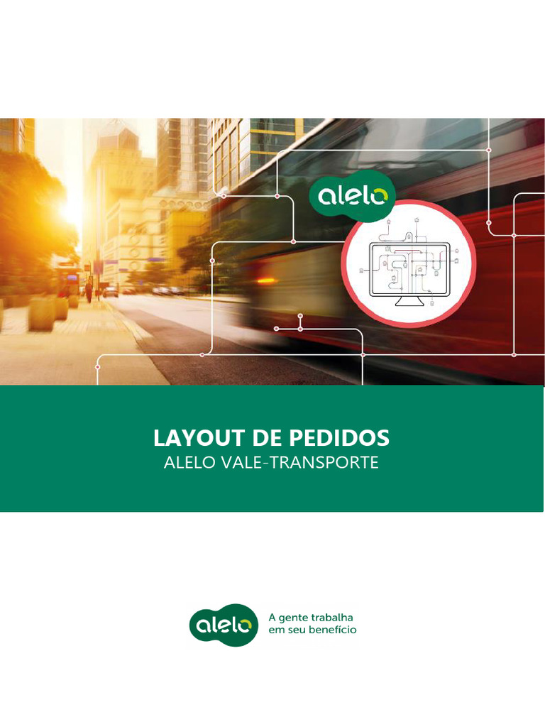 Layout Alelo Vale-Transporte | PDF | Comunicação escrita