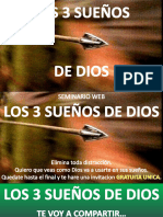 Seminario Los 3 Sue Os de Dios Ministerio Crecer