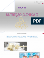 Aula Xiii - Nutrição Clinica I - Terapia Nutricional Parenteral